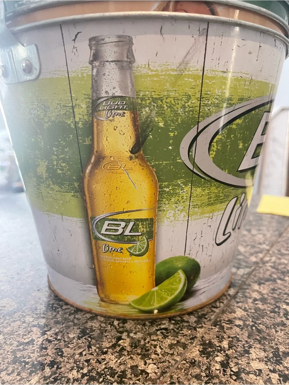 Vintage metal beer buckets